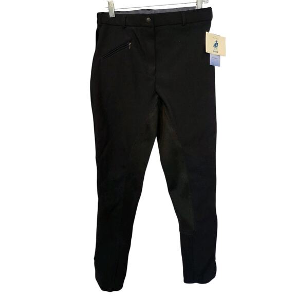 Tuff Rider Ribbed Breeches Black | 32 Long NWT Equestrian Hunting Wives Dressage - Picture 2 of 11